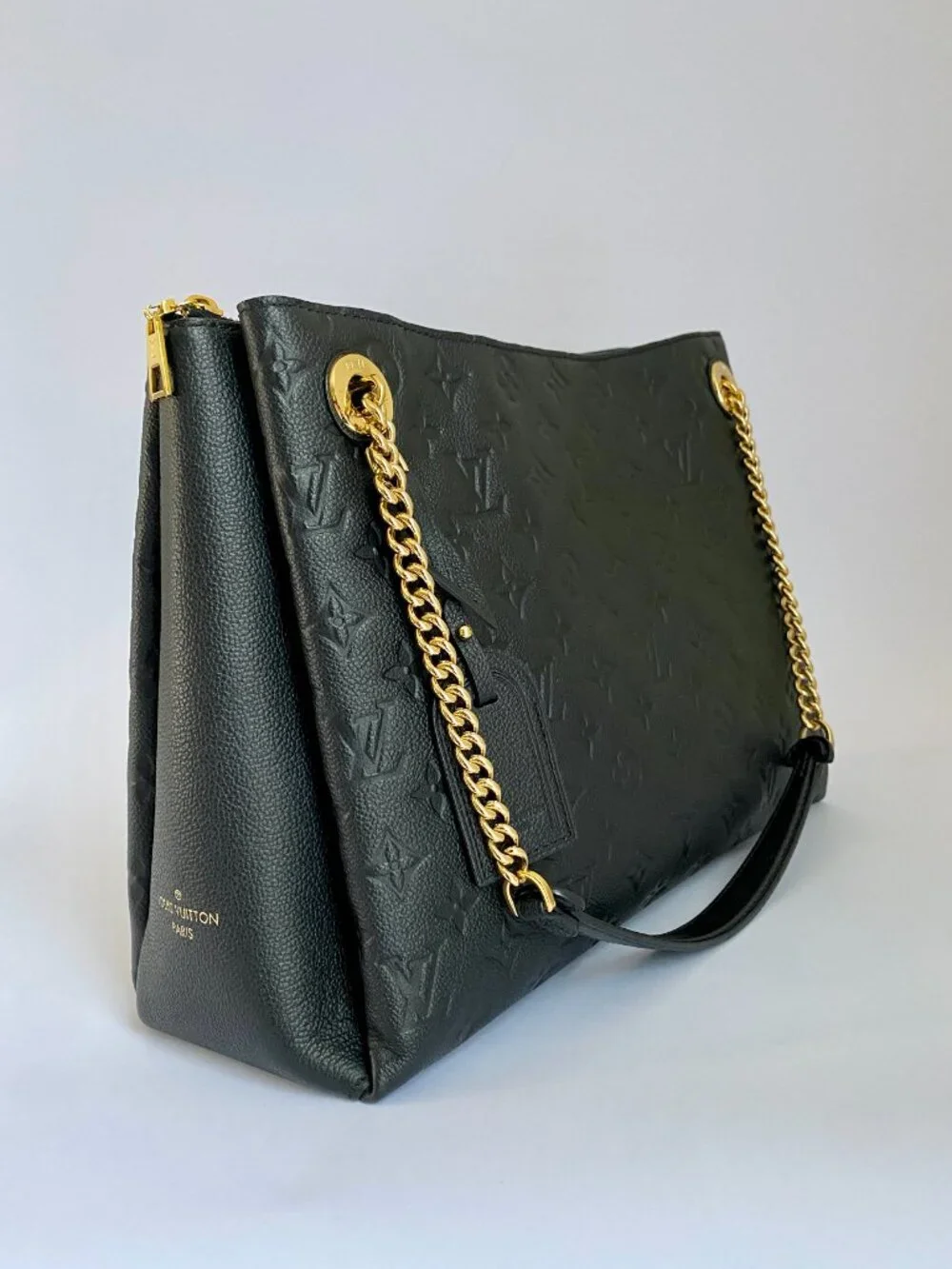 Louis Vuitton Monogram Empreinte Surene MM Black Tote + Box/Receipt - Picture 6 of 16